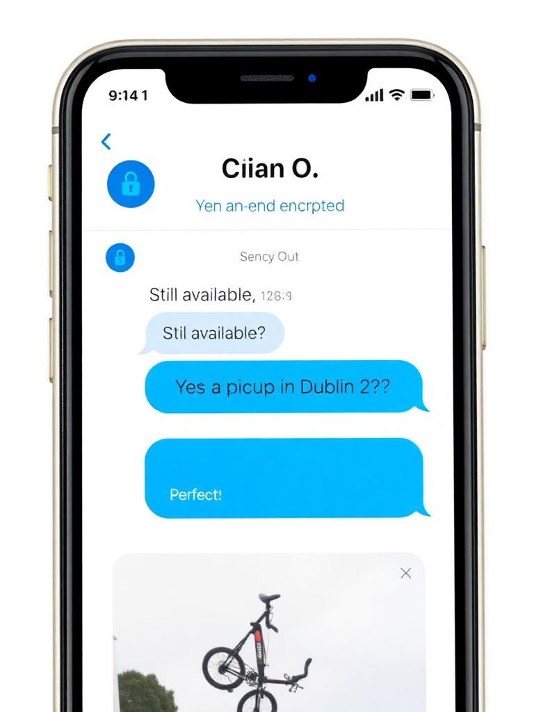 Facebook Marketplace alternative — encrypted marketplace chat between buyer and seller