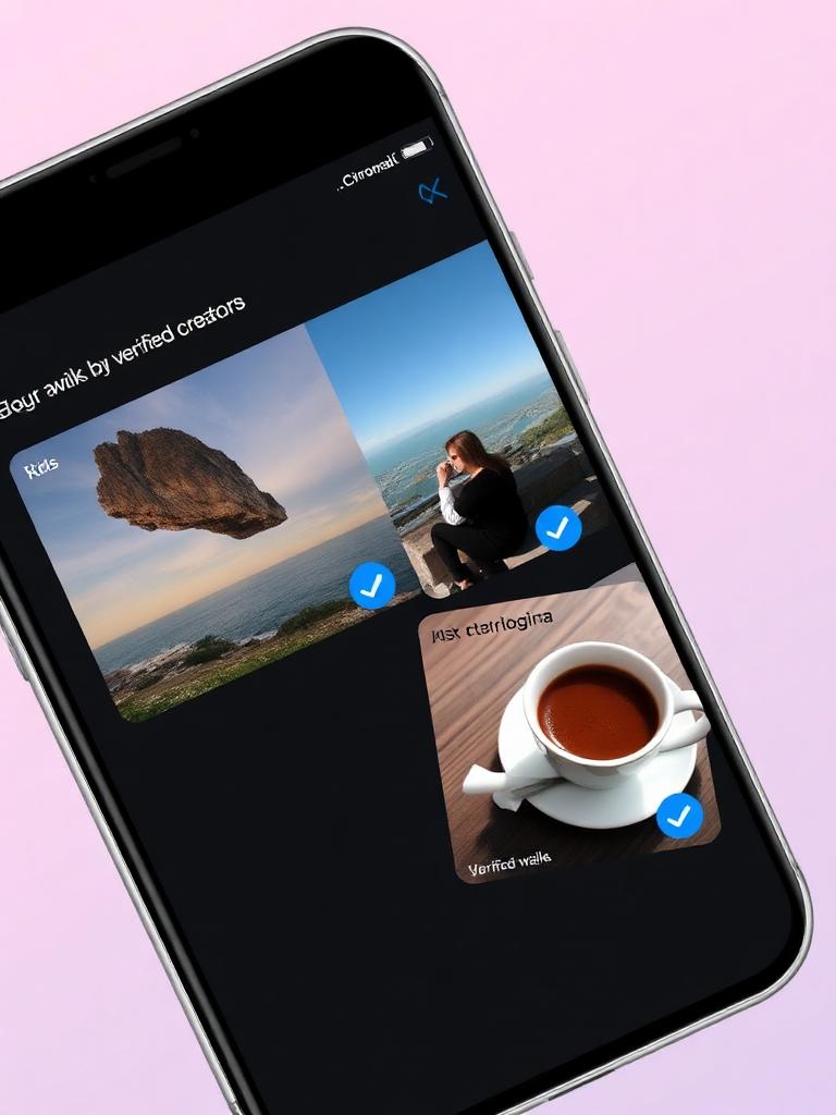 Instagram alternative — private chronological feed on Safegram with verified creators and no ads
